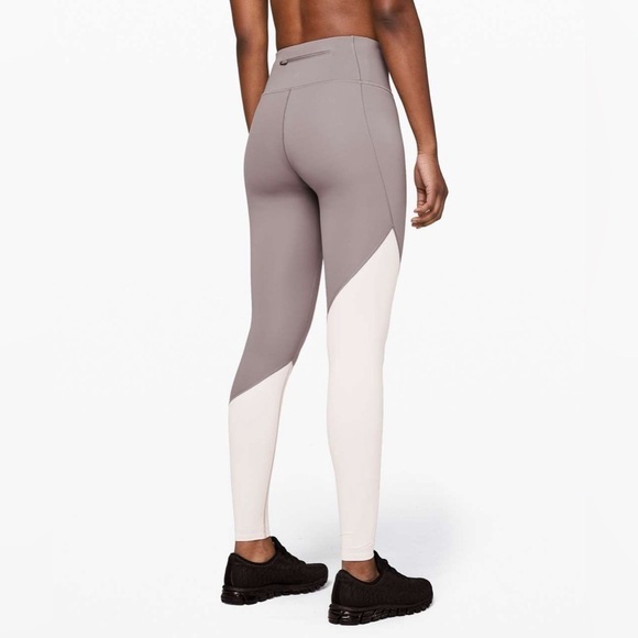 Lululemon Speed Wunder Tight *Asym Half Moon / Light Chrome, Size 6 - Picture 6 of 12